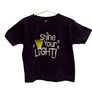 New 3T Child Shine Your Light Firefly Lightning Bug 100% Cotton Short Sleeve Tee